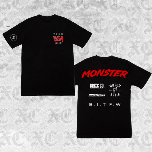 MONSTER X TEAM USA - OFFIClAL FIGHT SHIRT