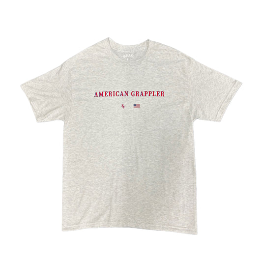 AMERICAN GRAPPLER TEE / ASH